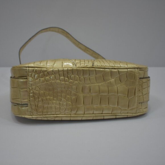GUESS SAMI BOW CROCO HANDBAG NEW - Picture 6 of 8
